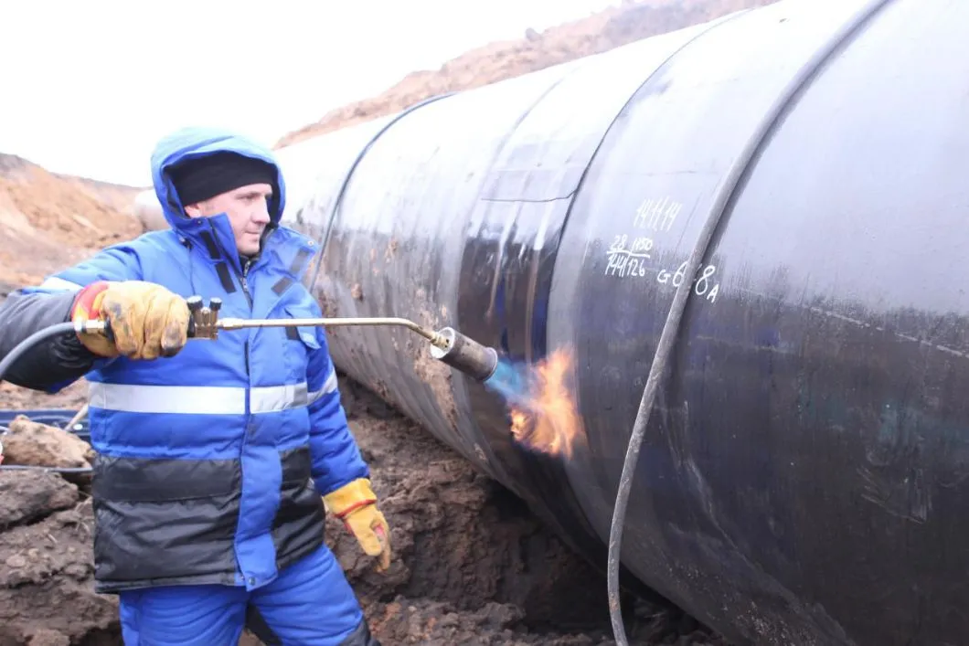 Pipeline Field Joint Coating PE Anti-Corrosion Heat Shrink Shrinkable Sleeve 1