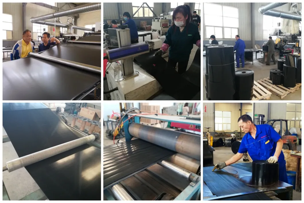 PE Heat-Shrinkable Anti-Corrosion Sleeve Pipeline Field Joint Horizontal Three-Roll Calender 5