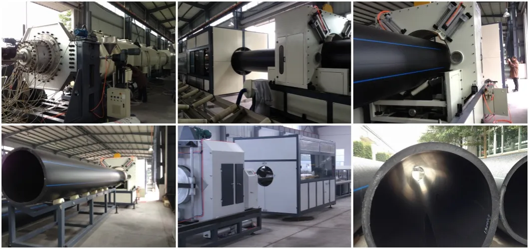 Customizable Computerized HDPE Pipe Production Line with High-Efficiency Extruder for Water Gas Pressure Pipes 6