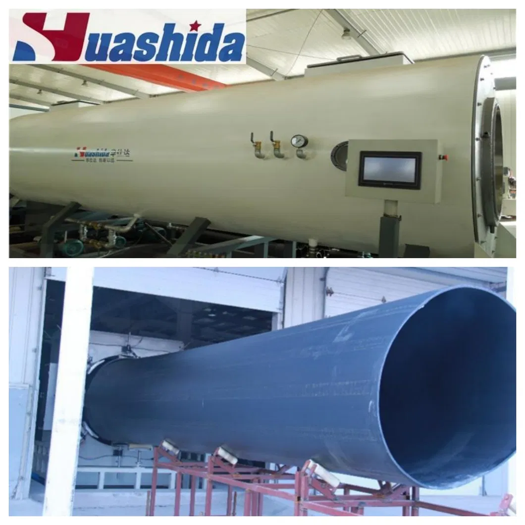 HDPE Jacket Casing Pipe Extrusion Line with Siemens PLC Control for Ø110-2200 mm Pre-Insulated Pipes at 250-1600 kg/h 7