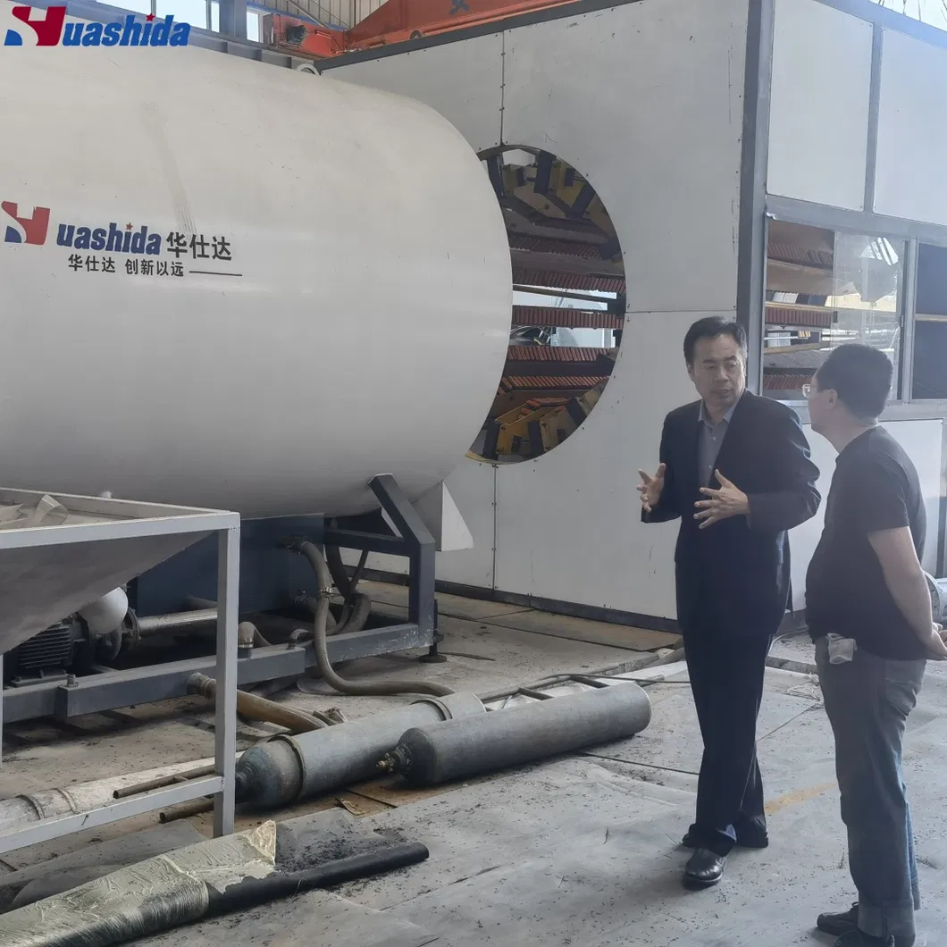 HDPE Jacket Casing Pipe Extrusion Line with Siemens PLC Control for Ø110-2200 mm Pre-Insulated Pipes at 250-1600 kg/h 9