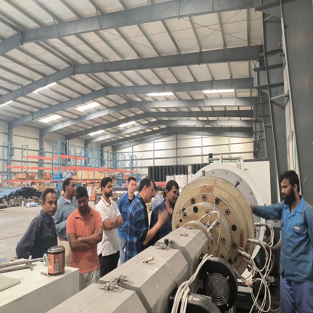 HDPE Jacket Extrusion Line for Pre-Insulated Pipe with Siemens PLC Control and High-Speed Energy-Saving Production 8