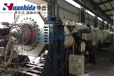 Solid-Wall Pipe Production Line for Water Supply Gas Municipal Pressure Pipes 4