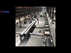 Polyurethane Spray and Polyethylene Wrapping Insulated Pipe Production Line