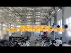 3-laag PE-fusiebonded epoxy-staalpijp externe anti-corrosie coating machine