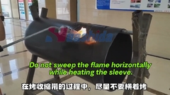 Operational approach about  heat shrinkable sleeve  #huashida #plastic #pipeline #manufactory