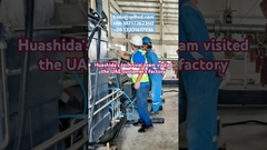 Huashida technical team visited the UAE to provide on-site installation guidance #huashida #pipeline