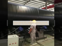 Interne Externe 3LPE Coating Pijpproductielijn met Touchscreen Besturingssysteem en SA2.5 Reinigingsniveau