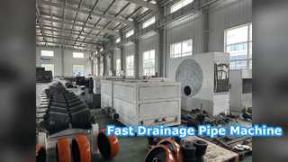 Drainage Pipe Machine HDPE PP Extrusion Line