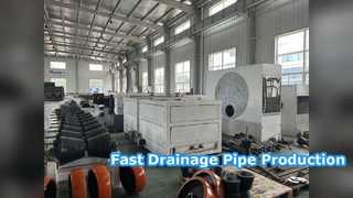 Drainage Pipe Machine HDPE PP Extrusion Line