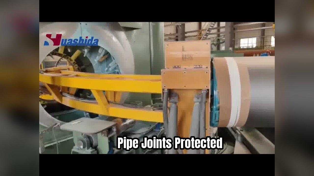 3PE Steel Pipe Anti-Corrosion Coating Line for DN325-2020mm, Medium-Large Diameter Production Equipment