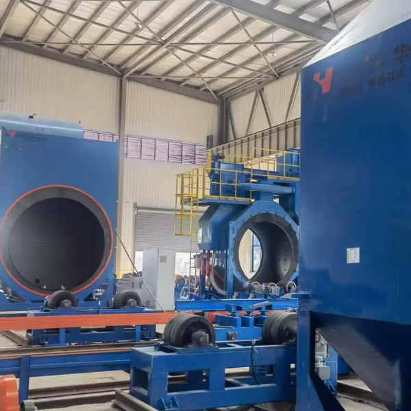 Automatic PLC Control 3LPE Coating Pipe Production Line with Shot ...