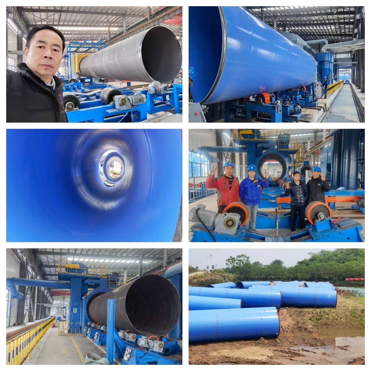 Epoxy Powder Coating Production Line with Internal & External Pipe Wall ...