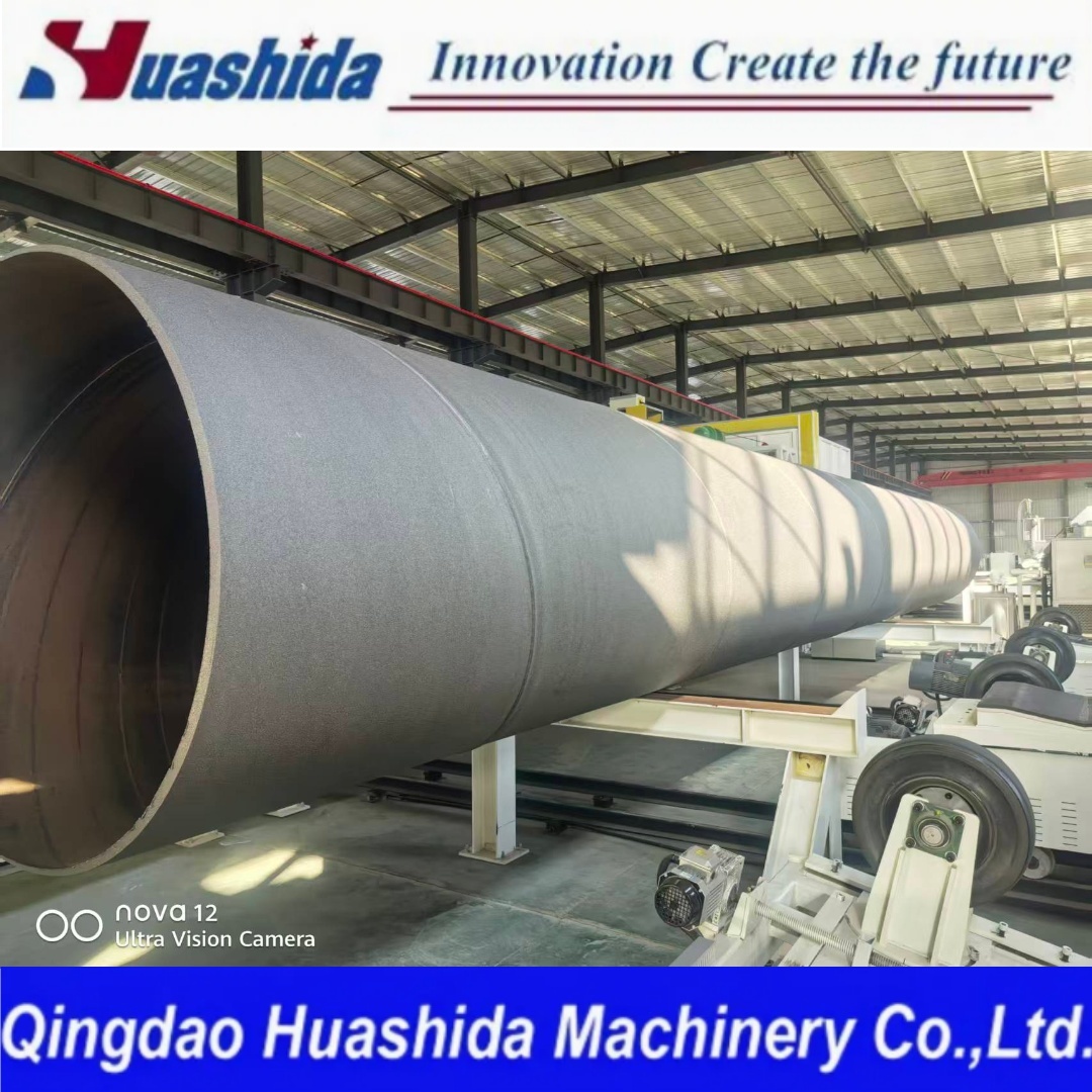 Automated Polyurethane Spray Foam Preinsulated Pipe Production Line ...