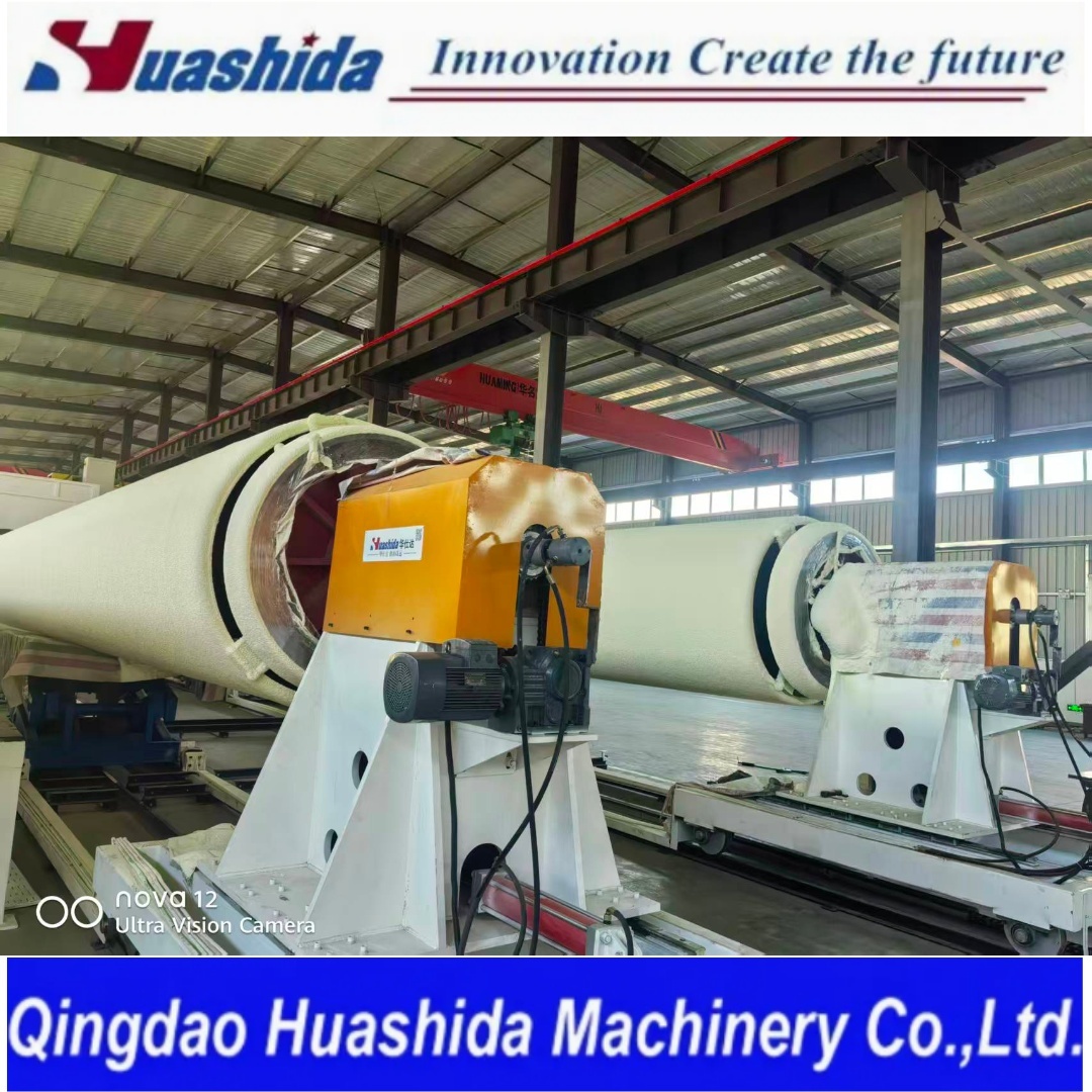 Automated Polyurethane Spray Foam Preinsulated Pipe Production Line ...