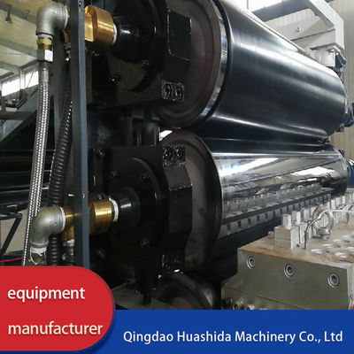 Polyethylene Plastic Sheet Production Line High Efficiency PE Sheet Extruder