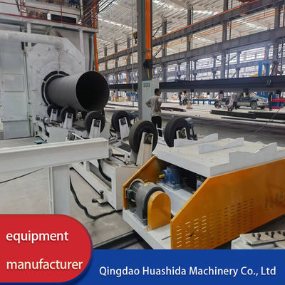 Polyurethane Foam Coating Insulation Pipe Making Machine For Hot / Cold Pipline