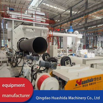 Polyurethane Spraying Foam HDPE Winding Protective Jacket Pre insulated Steel Pipe Equipment