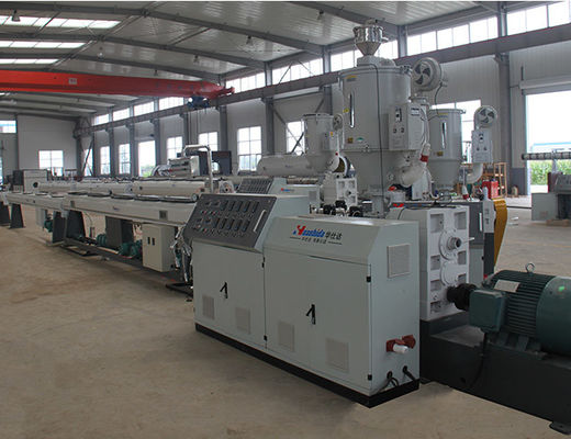 2 Caterpillar 20-63mm HDPE Pipe Extrusion Line Machine 45kw