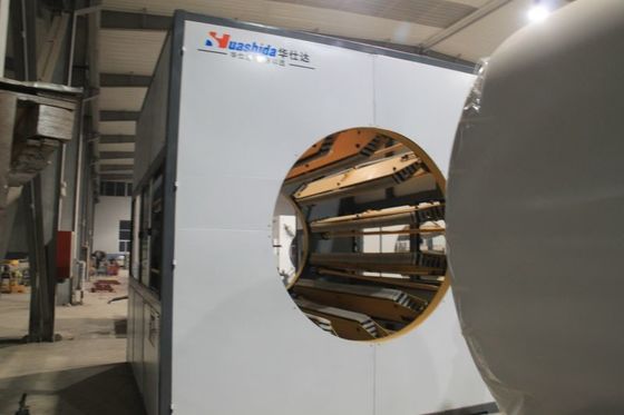 PERT Fiber Reinforced Flexible PU Insulated Pipe Production Line Multi Layer Extrusion