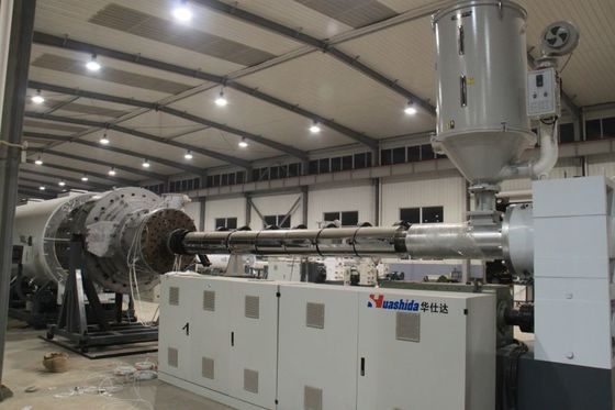 Vacuum Calibrating Pre Insulated pE Pipe Extrusion Line 150KW