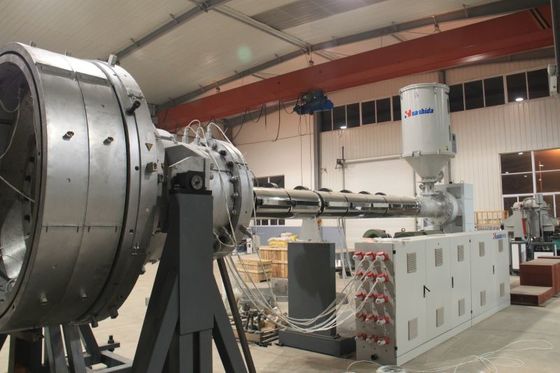 380V/50Hz PE Insulation Pipe Extrusion Line Electric Heating Water Cooling