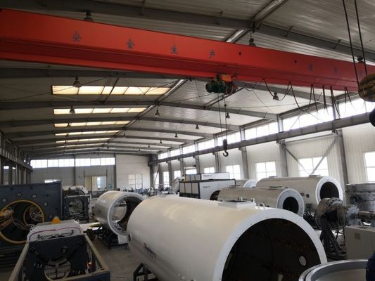 20-1200mm PVC PE PPR PE Pipe Production Line PLC Control 55kw