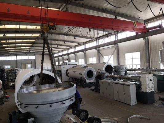 1000m/h HDPE Shell / HDPE Pipe Extrusion Line For Pre Insulated Pipe