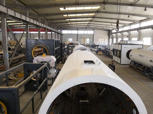 930mm PU Foaming Insulating Foam Pipe Cover Production Line 25-30 tons / day