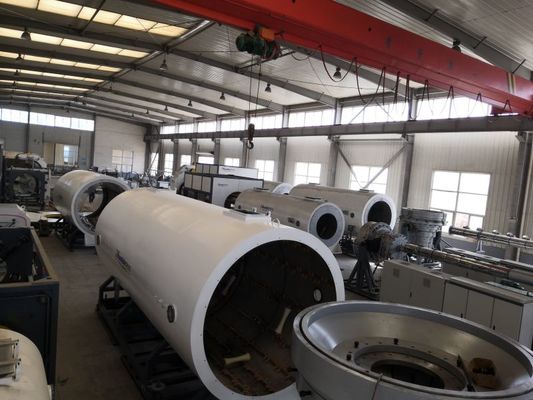 110-600mm PU Foaming Pre Insulated Pipe HDPE Jacket Pipe Production Line