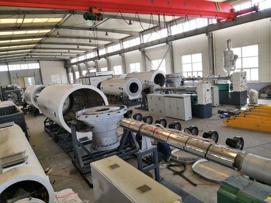 380V/50Hz PE Insulation Pipe Extrusion Line Electric Heating Water Cooling