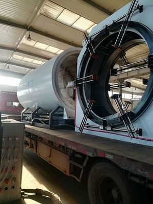 PLC control HDPE Insulated Jacket PE Pipe Extrusion Machine Outside Casing Extrusion Equipment