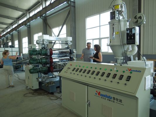 Three Calender Pipeline Heat Shrink Sleeves Extrusion Line High Producing