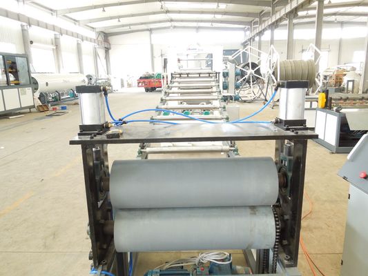 Three Roller Calender Plastic Sheet / Board Extrusion Line Heat &amp; Cold Resistance