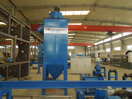 Профессиональная 3LPE покрытая стальная труба Высокая коррозионная устойчивость ПЛК-контроль Эпоксидный порошковый покрыватель