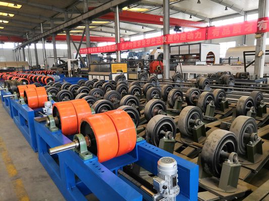 Steel Pipe Inner Outer Wall Shot Blasting Machine For 3PE Anti Corrosion Coating Production Line