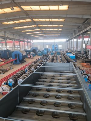 1.5-3.7mm 3 Layers Coating Pipe Shot Blasting Machine PLC Control