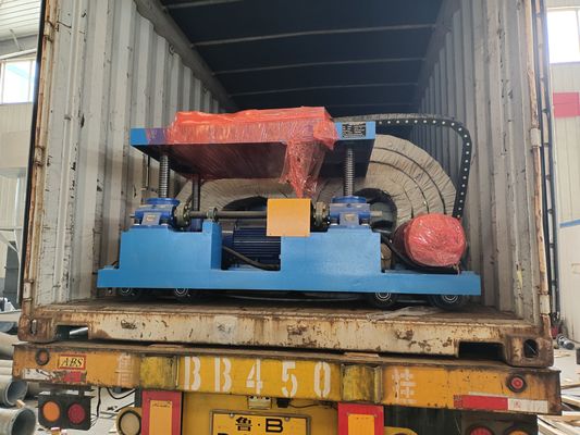 Steel Pipe Inner Outer Wall Shot Blasting Machine For 3PE Anti Corrosion Coating Production Line