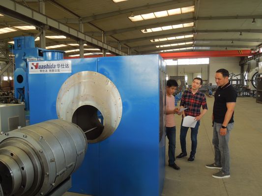 Blasting Coating Beveling Machine Line For 3PE Steel Pipe Hollow Structure Wall