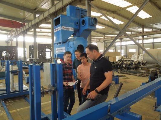 PLC Control Steel Pipe External 3lpe Anti Corrosion Coating Assembly / Production Line