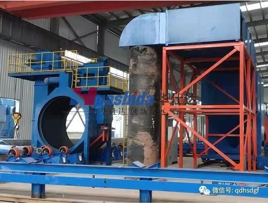 3lpe Coating And FBE Internal Coating Machinery For Steel Spiral Pipes Easy To Install