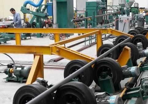 3pe стальной трубы взрывная машина, Китайский крупный завод оборудования