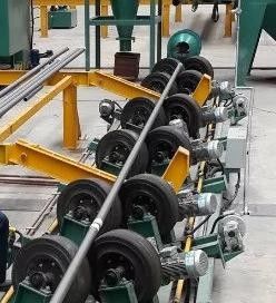 3lpe Coated Pipe Blasting And Coating Process Line，China Equipment Manufacture