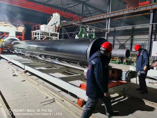 3LPE Coated Pipe Line, Polyethylene Coating System For Oil Supply Pipeline