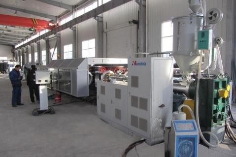 HDPE Hollow Structure Wall Spiral Pipe Plastic Extruder Extrusion Line