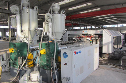 HDPE Hollow Wall Corrugated Pipe Extrusion Line Plastic Extruder/High Efficiency And Low Energy Consumption
