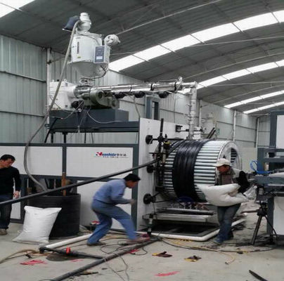 HDPE Hollow Wall Winding Pipe Extruder Machine
