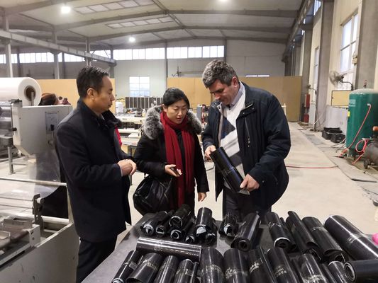 HUASHIDA HDPE Corrugated Pipeline Joint Heat Shrink Sleeve Wrapping Sleeve