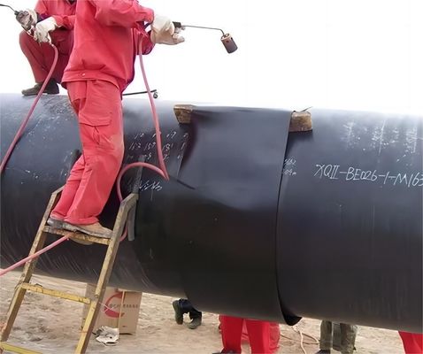 HUASHIDA HDPE Corrugated Pipeline Joint Heat Shrink Sleeve Wrapping Sleeve
