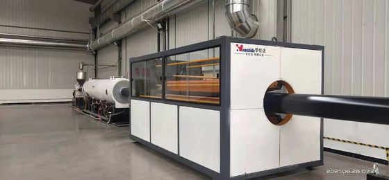 HDPE PE PVC PP Extruder Machinery Pre Insulated Pipe Extrusion Line Plastic Pipe Manufacturing Machine